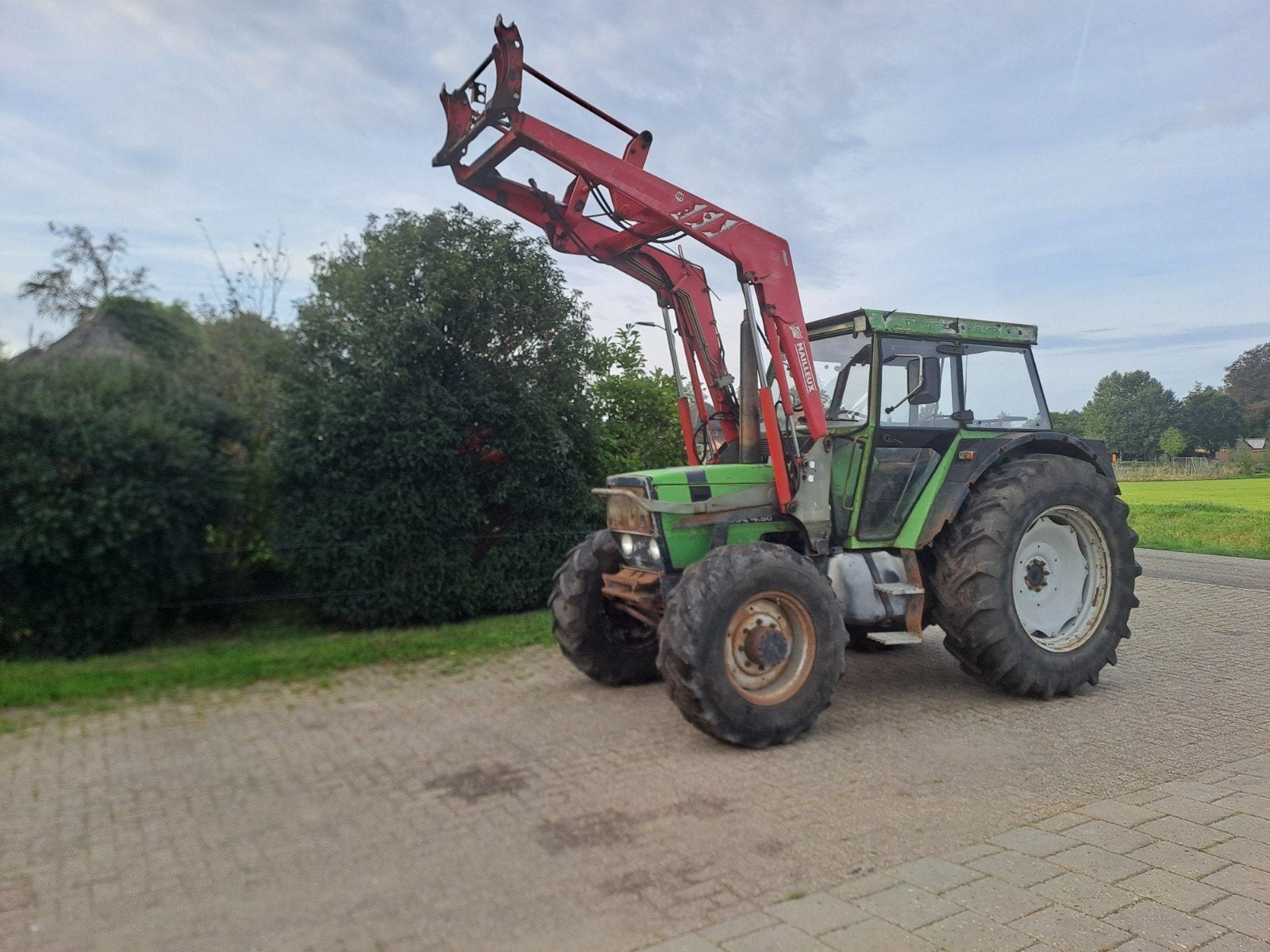 Deutz DX 4.50 met turbo en voorlader, Ophalen, -, -, Tot 80 Pk