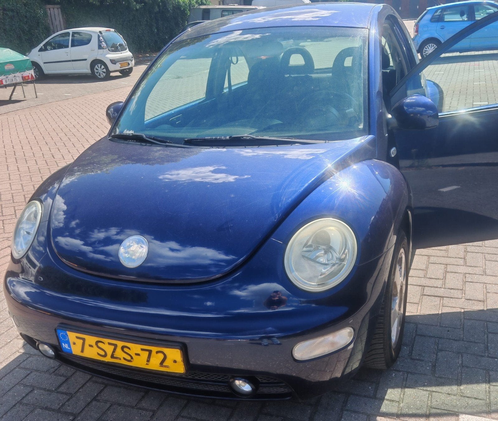 Volkswagen New Beetle 2002 Blauw Apk/Nwe Distributie, 1984 cc, 1197 kg, 115 pk, 1000 kg