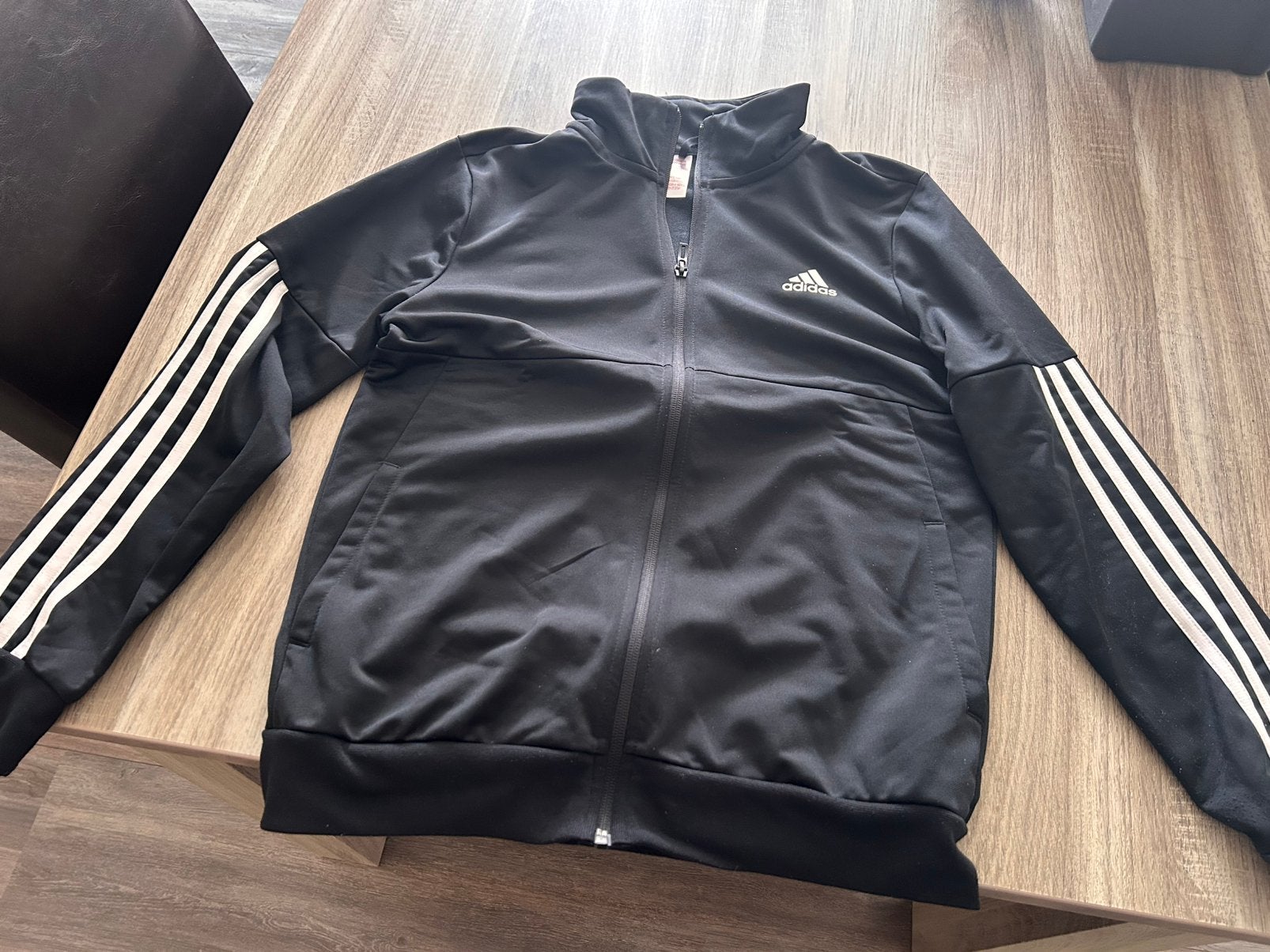 Adidas trainingsjas 164, Ophalen, Zo goed als nieuw, Jongen of Meisje, Jas