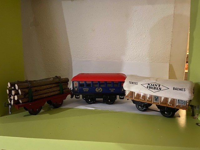 Hornby trein wagons jaren '90 in nieuwstaat., Overige merken, Treinset, Gelijkstroom, Ophalen of Verzenden
