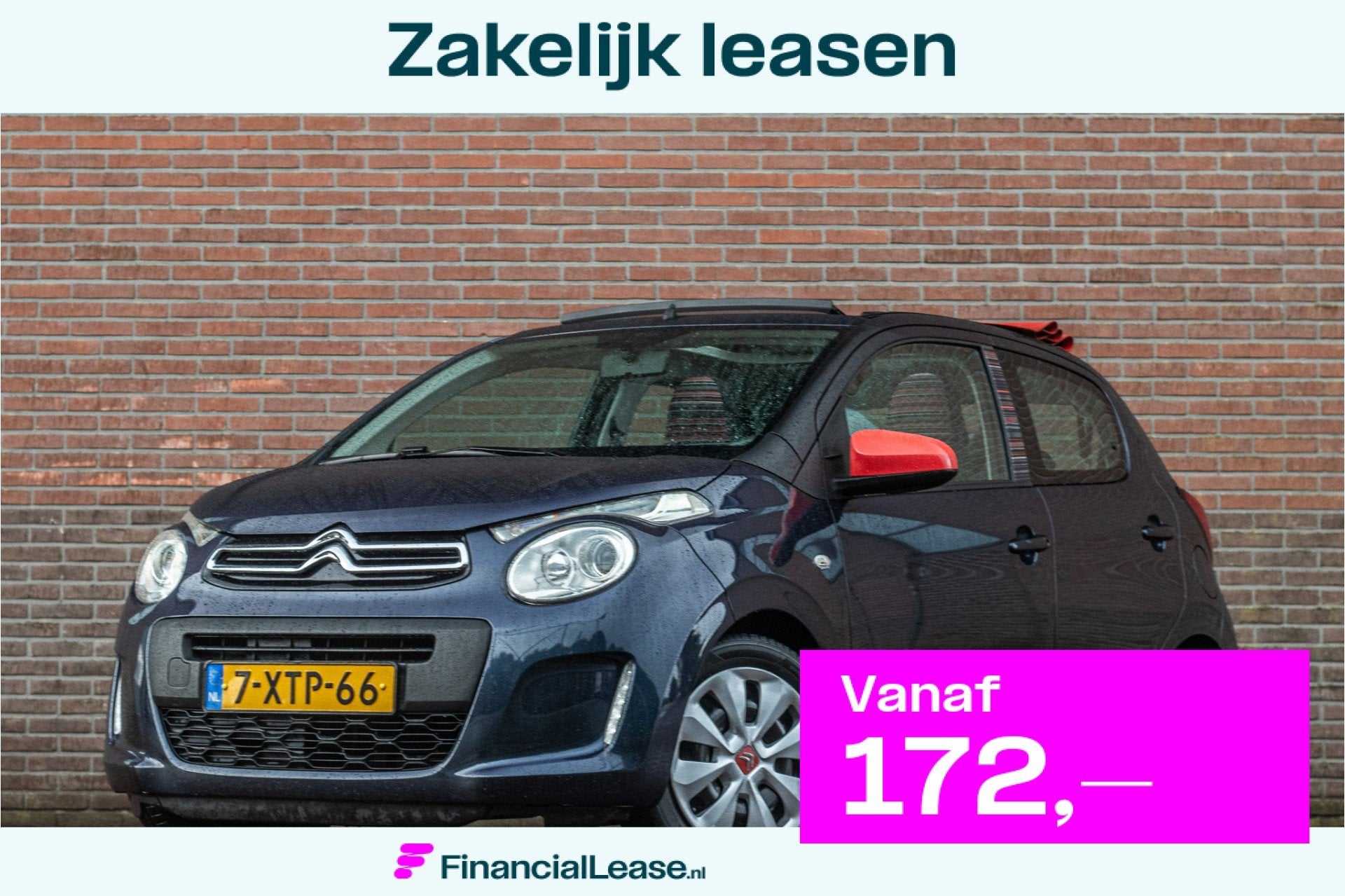 Citroën C1 1.0 e-VTi Airscape Feel, *RIJKLAAR* Origineel NL, Voorwielaandrijving, Euro 5, Stof, Gebruikt