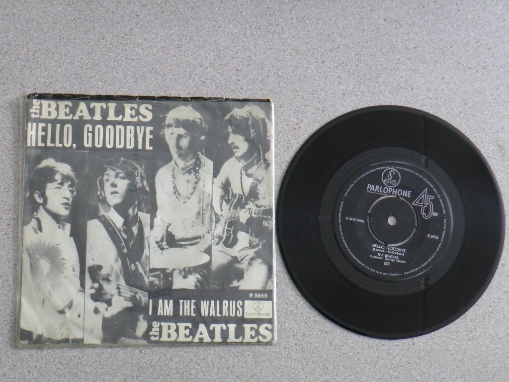 Beatles - Hello Goodbye VINYL SINGLE, Cd's en Dvd's, Vinyl Singles, Gebruikt, Pop, Fotohoes, 7 inch, Ophalen of Verzenden