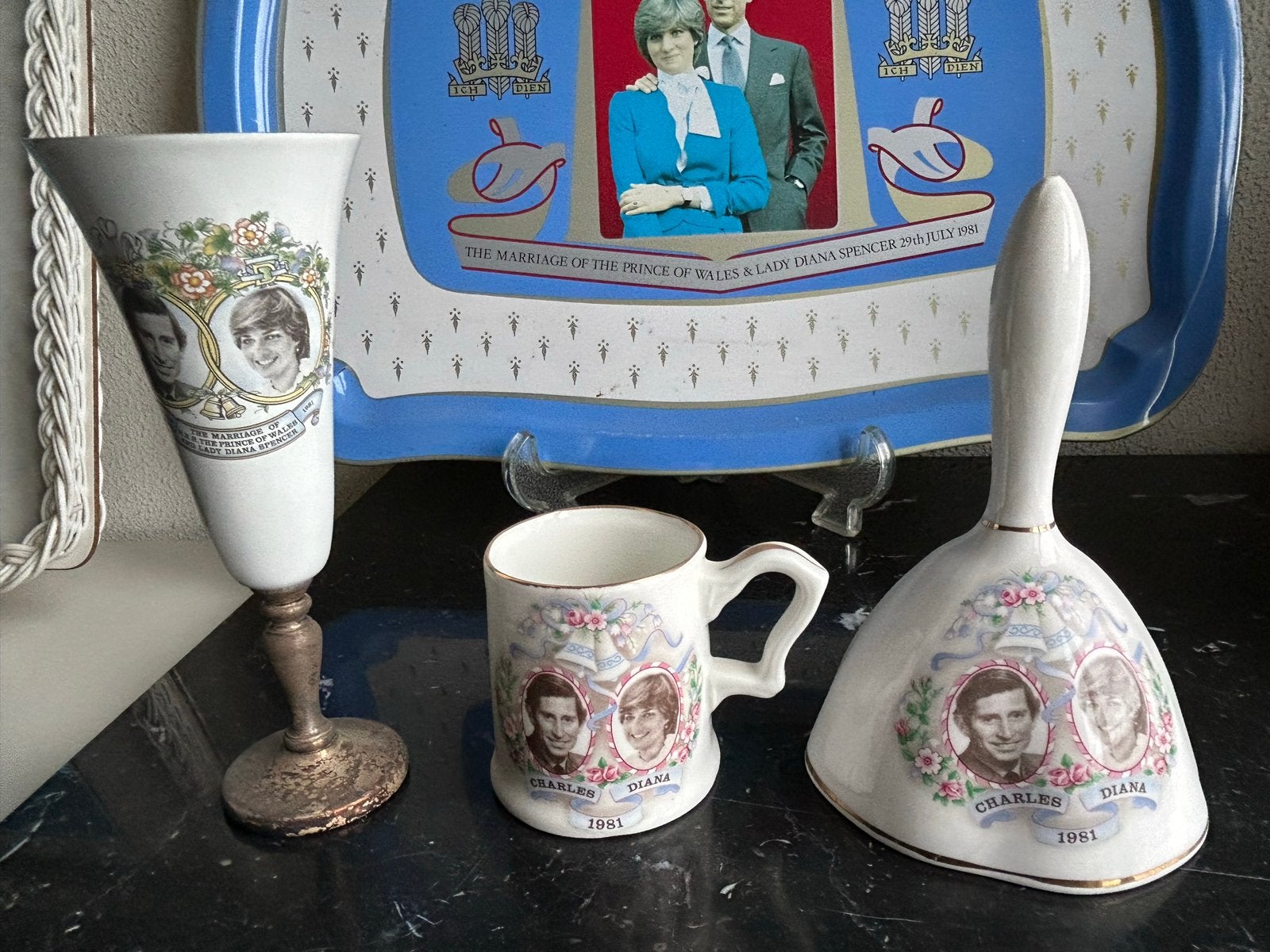 Vintage Charles & Diana Huwelijk Souvenirs 1981, Verzamelen, Ophalen, Zo goed als nieuw, Servies