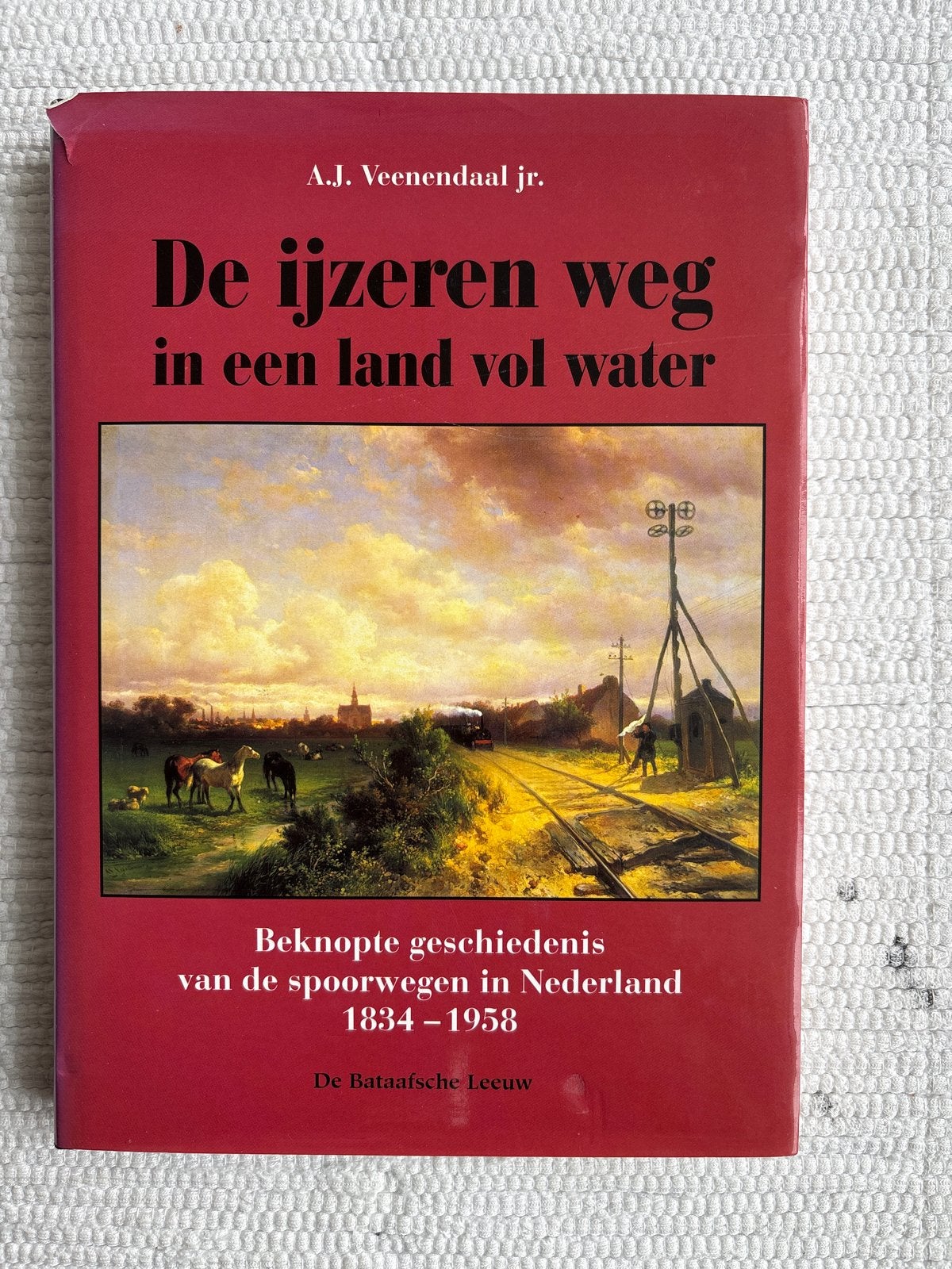 De ijzeren weg in een land vol water - Spoorwegen NL, Ophalen, Gebruikt, Trein, Boek of Tijdschrift