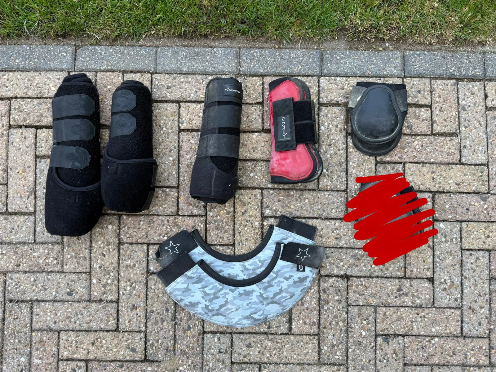 Beenbeschermers, Dieren en Toebehoren, Paarden en Pony's | Beschermers, Verzenden, Gebruikt, Overige toepassingen
