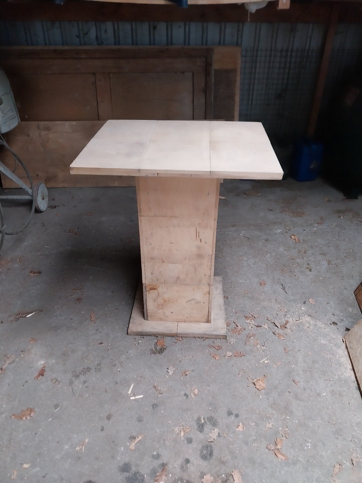 staantafel, Ophalen, Gebruikt