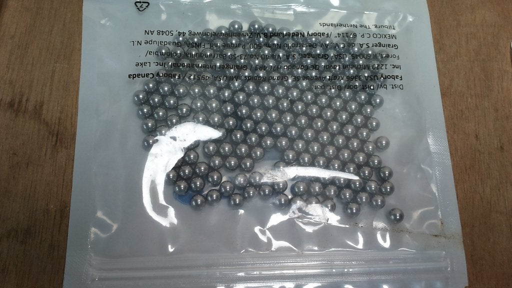 Kogeltjes 7mm G20 HRC 60-66 chroomstaal Fabory 200st, Verzenden, Nieuw