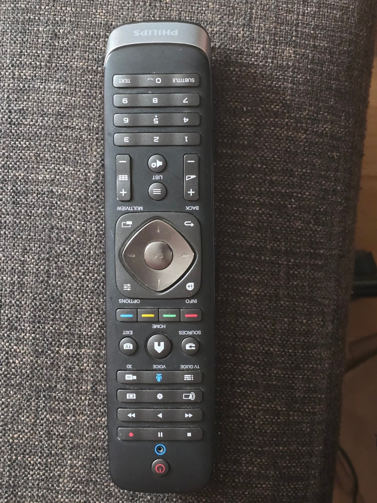 Philips TV afstandsbediening met QWERTY-toetsenbord, Ophalen of Verzenden, Zo goed als nieuw, Origineel, Tv