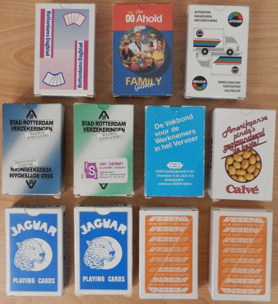 10 pakjes speelkaarten 1 x  'Ahold Family Game', Ophalen of Verzenden, Nieuw, Speelkaart(en)