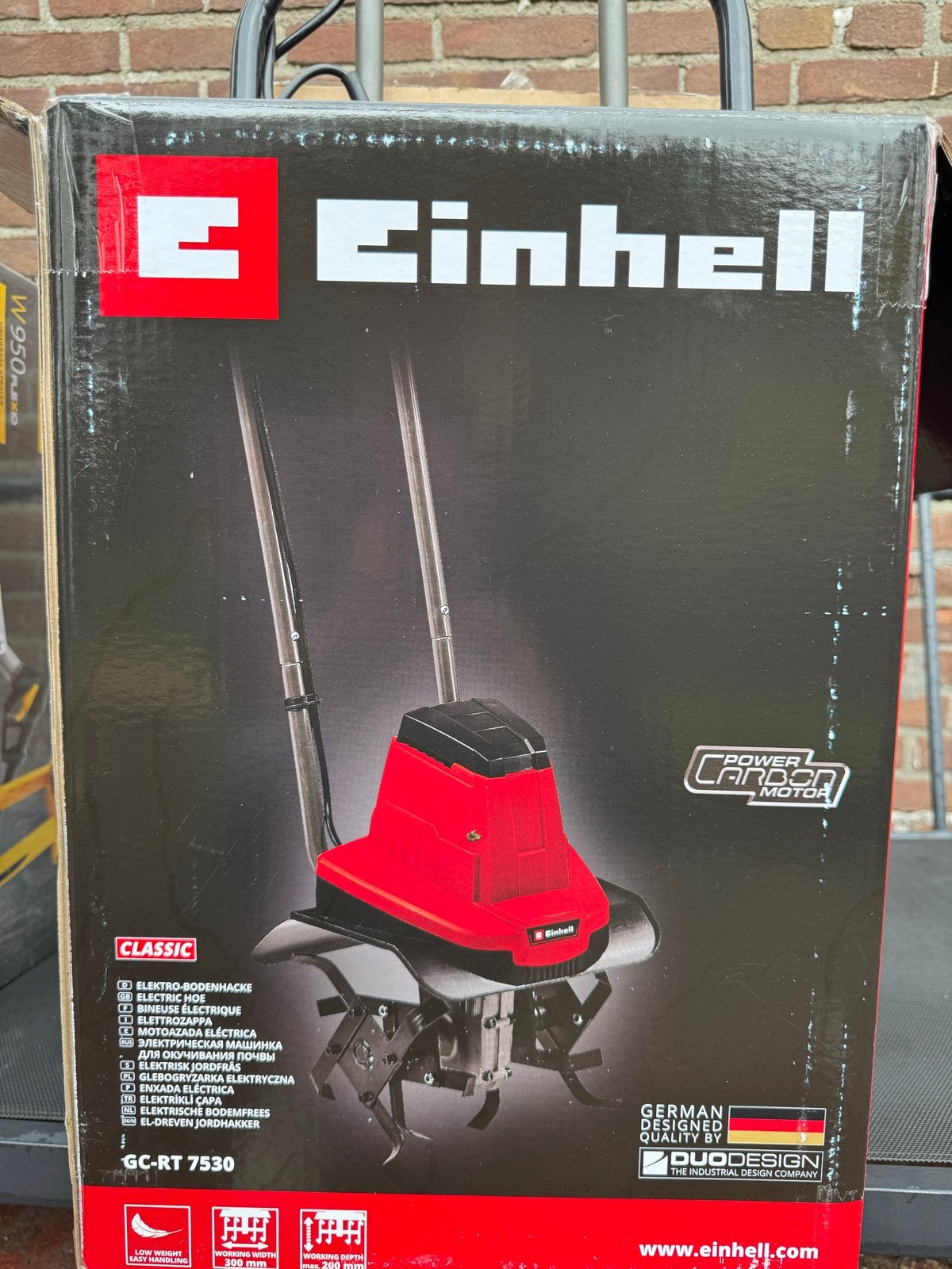 Einhell GC-RT 7530 Elektrische Bodemfrees - zgan in doos, Ophalen, Nieuw, Cultivator