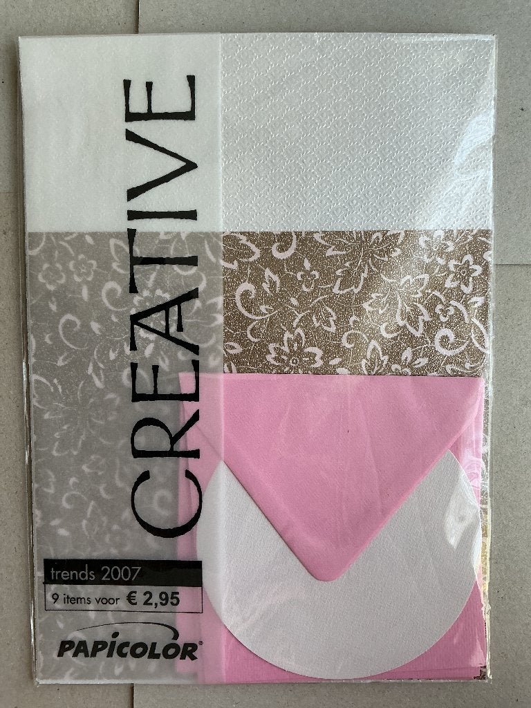 Papicolor setje papier om kaarten te maken, Ophalen of Verzenden, Nieuw, Overige thema's, Overige typen
