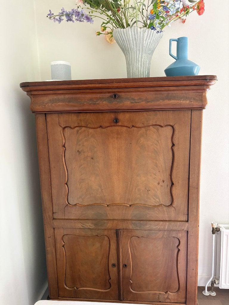 Prachtige Biedermeier secretaire, Huis en Inrichting, Kasten | Secretaires, Ophalen, Gebruikt