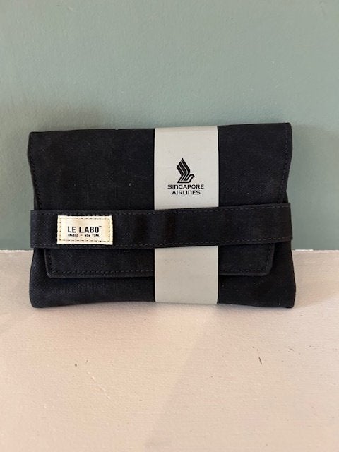 Business Class amenity kit van Singapore Airlines, Ophalen of Verzenden, Nieuw, Zwart, Heer of Dame