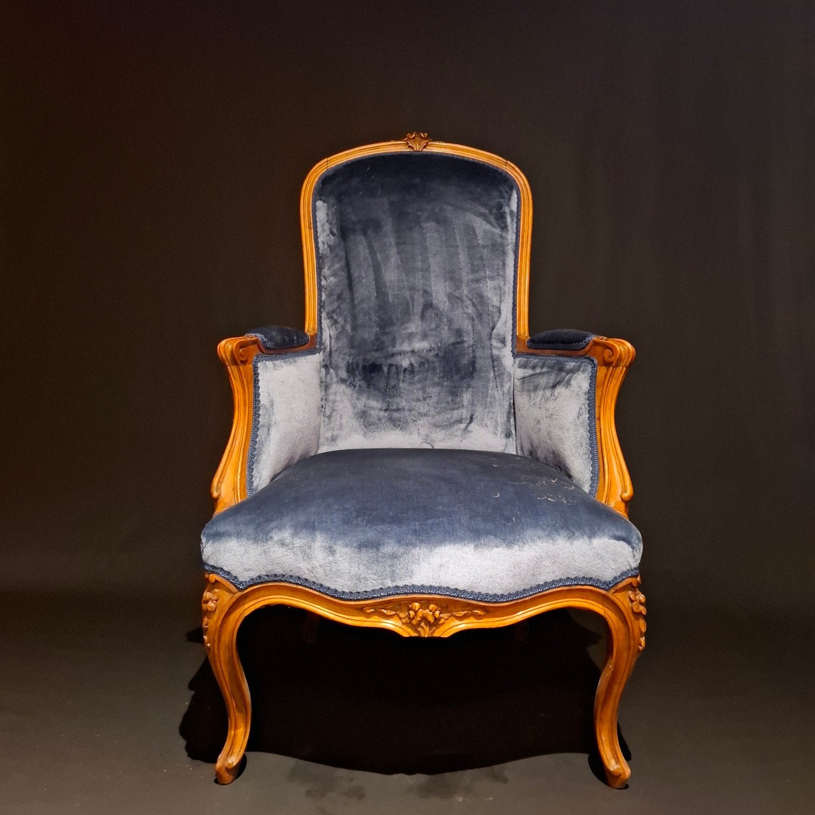 18e eeuwse Franse Louis XV kinderstoel Fauteuil, Ophalen