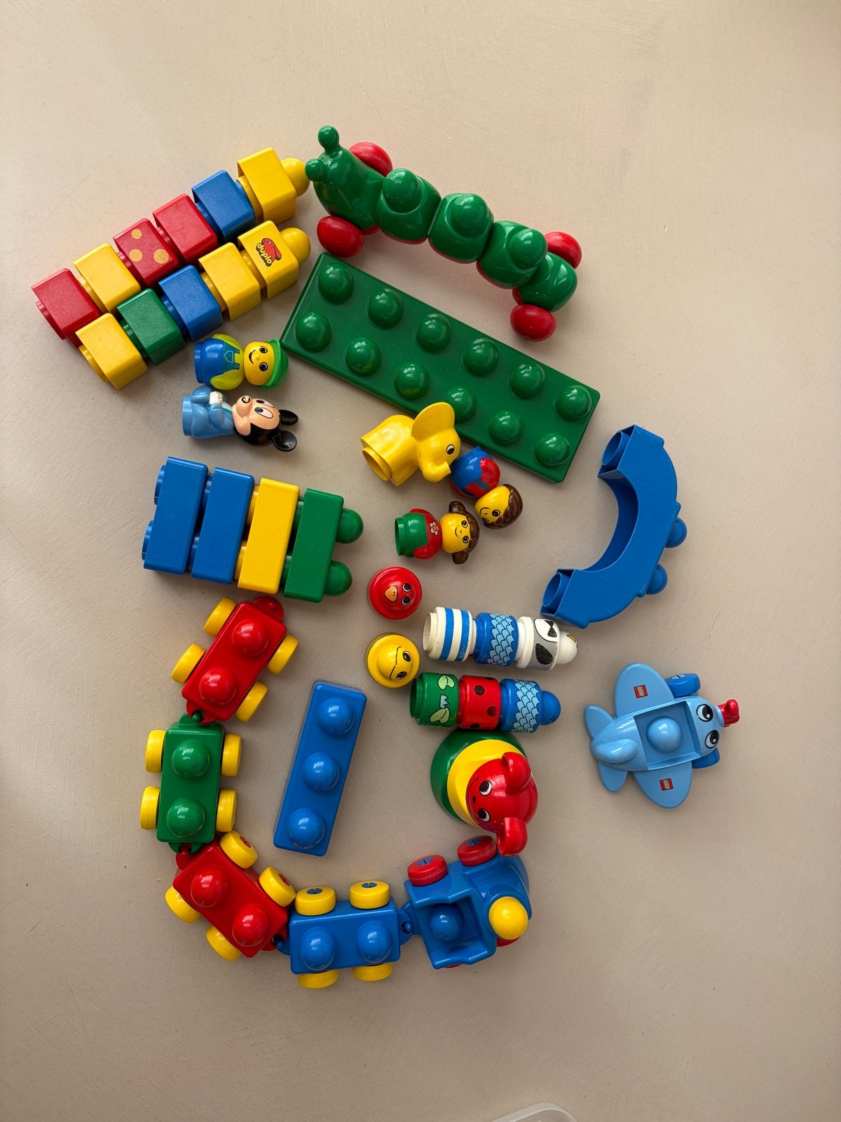 Grote set Duplo, Ophalen, Gebruikt, Overige typen, Met wieltjes