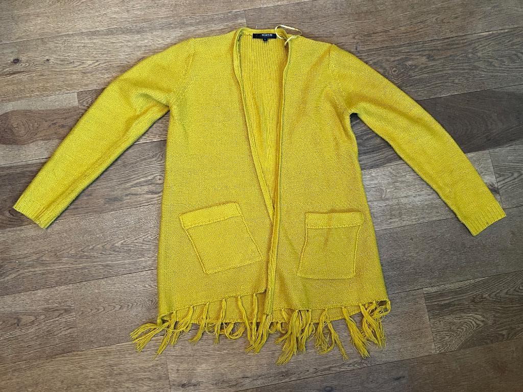 Okergeel dames vest maat L/XL, Ophalen of Verzenden, Zo goed als nieuw, Maat 46/48 (XL) of groter, Geel