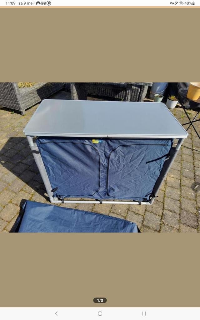 Voortentkast, campingkast, Caravans en Kamperen, Kampeermeubelen, Ophalen, Gebruikt, Campingkast