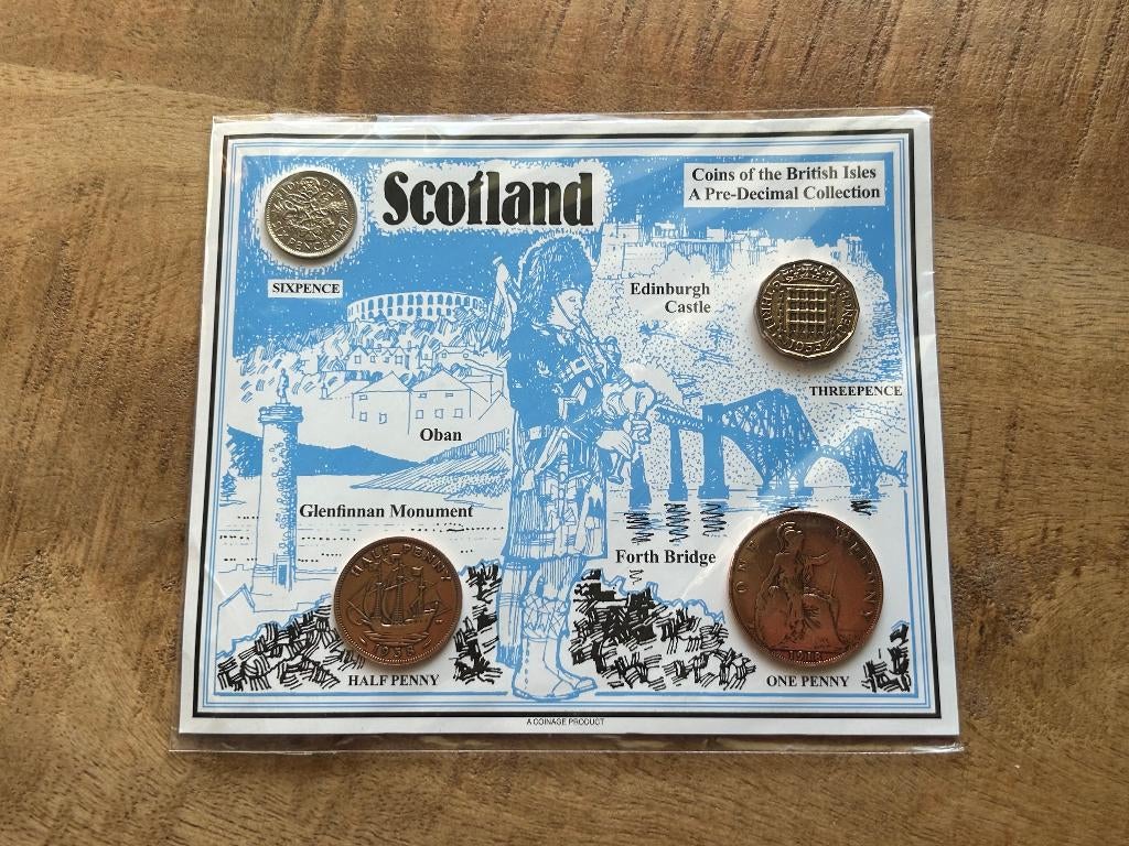 Schotland penny set, Postzegels en Munten, Ophalen of Verzenden, Noord-Amerika