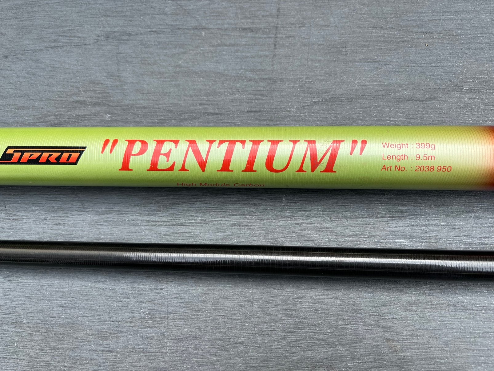Gezocht Spro Pentium 9.5 M delen 5 en 6, Ophalen, Zo goed als nieuw, Vaste hengel
