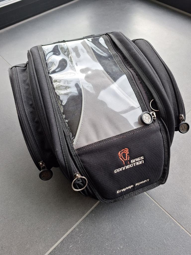 Tanktas bags connection / sw-motech (inclusief regenhoes), Motoren, Ophalen, Zo goed als nieuw