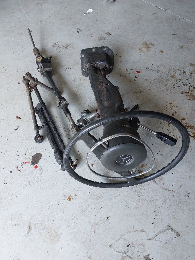 MB250CE stuur compleet, Ophalen, Gebruikt, Mercedes-Benz