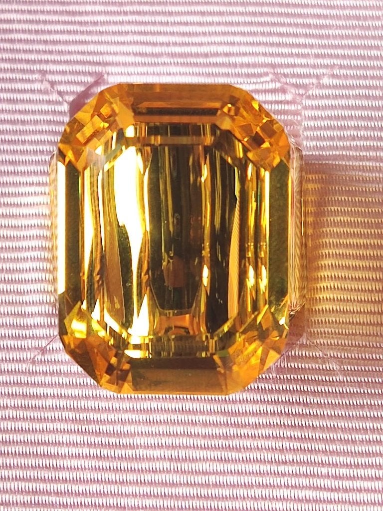 ring van Swarovski, Overige materialen, Verzenden, Geel, Nieuw