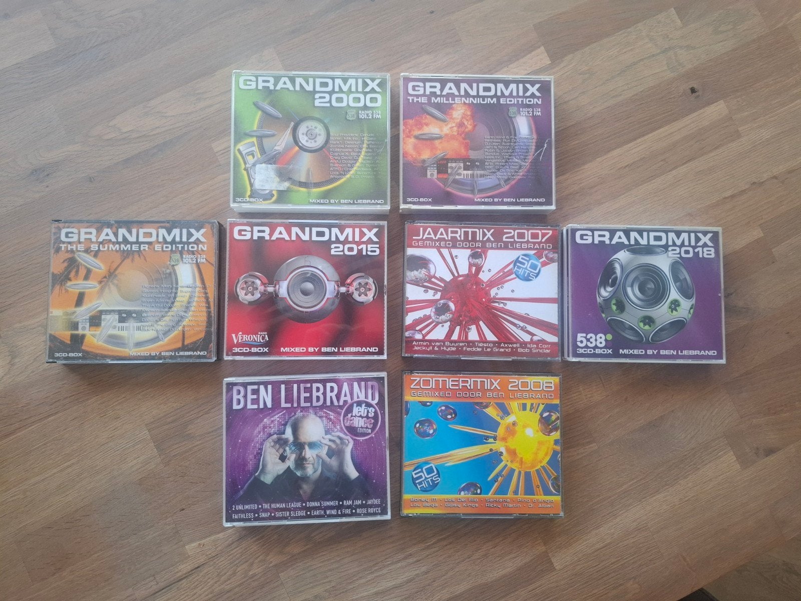 Ben Liebrand Grandmix CD Collectie (8 stuks), Ophalen of Verzenden