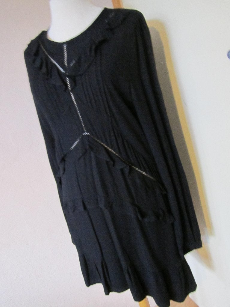 X-COMPANY jurk met Cora Kemperman vest maat 38/40, Maat 38/40 (M), Verzenden, Zwart, Nieuw