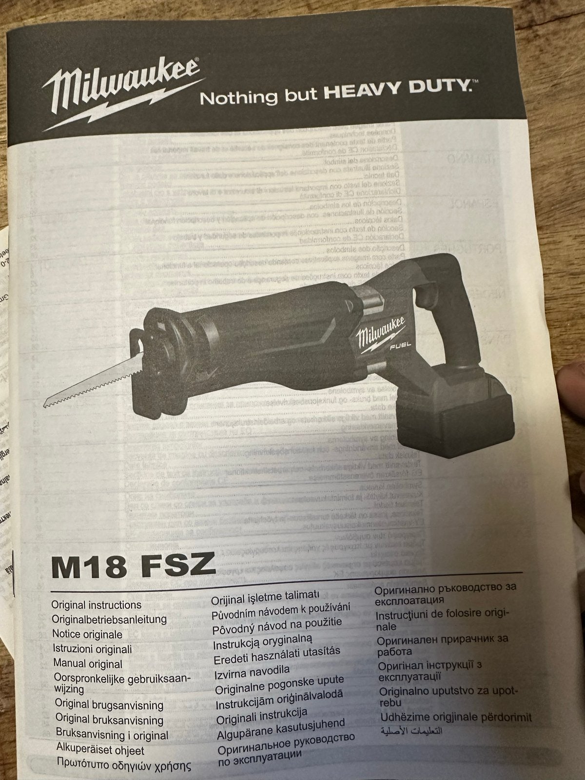 Milwaukee M18 FSZ FUEL Sawzall Koffer (leeg), Ophalen of Verzenden, Nieuw
