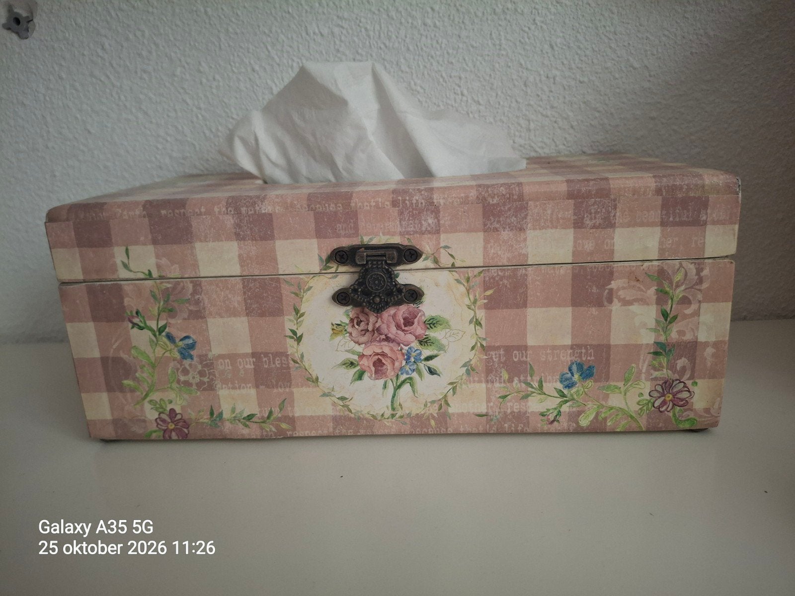 tissue doos, Ophalen of Verzenden, Zo goed als nieuw