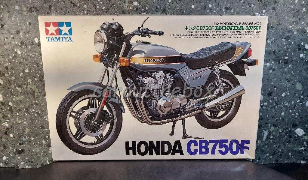 Honda CB750F 1:12 Tamiya E037, Verzenden, Zo goed als nieuw, Tamiya, Groter dan 1:32