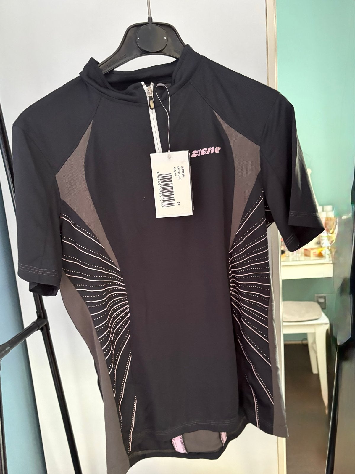 Ziener fietsshirt maat 38, Ophalen, Nieuw, Maat 38/40 (M), Hardlopen of Fietsen