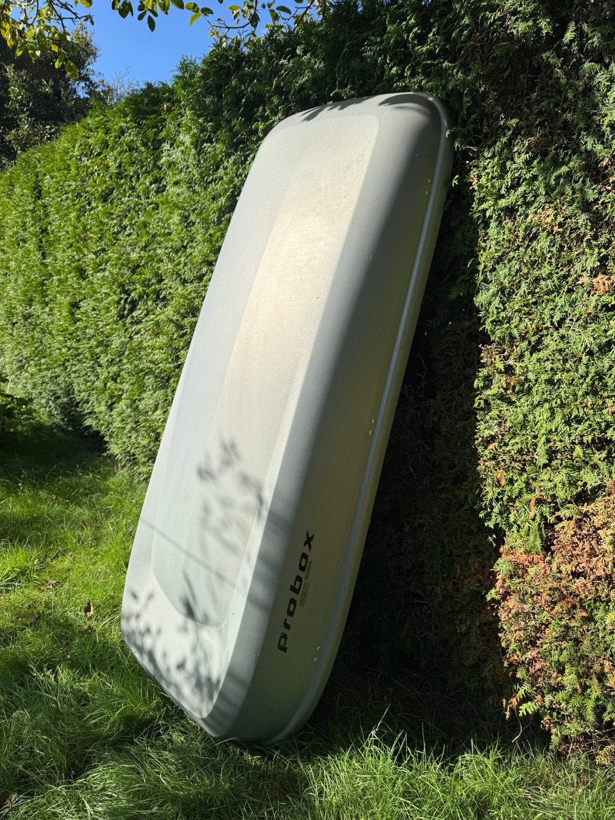Hapro Probox 560 Dakkoffer met Mont Blanc dakdragers, Auto diversen, Ophalen, Gebruikt