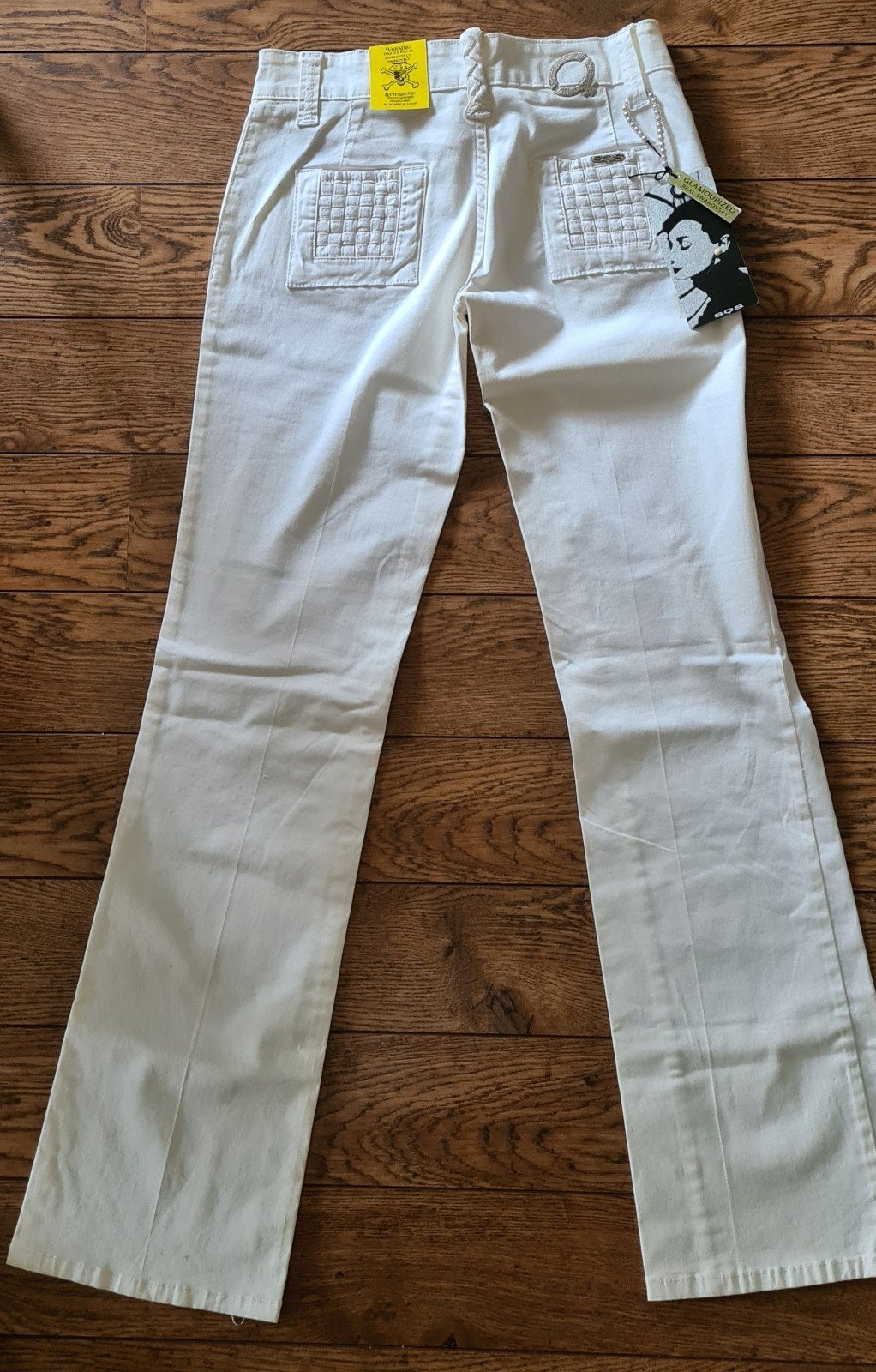 Nieuwe witte broek S.O.S. maat 38, Maat 38/40 (M), S.O.S, Wit, Nieuw