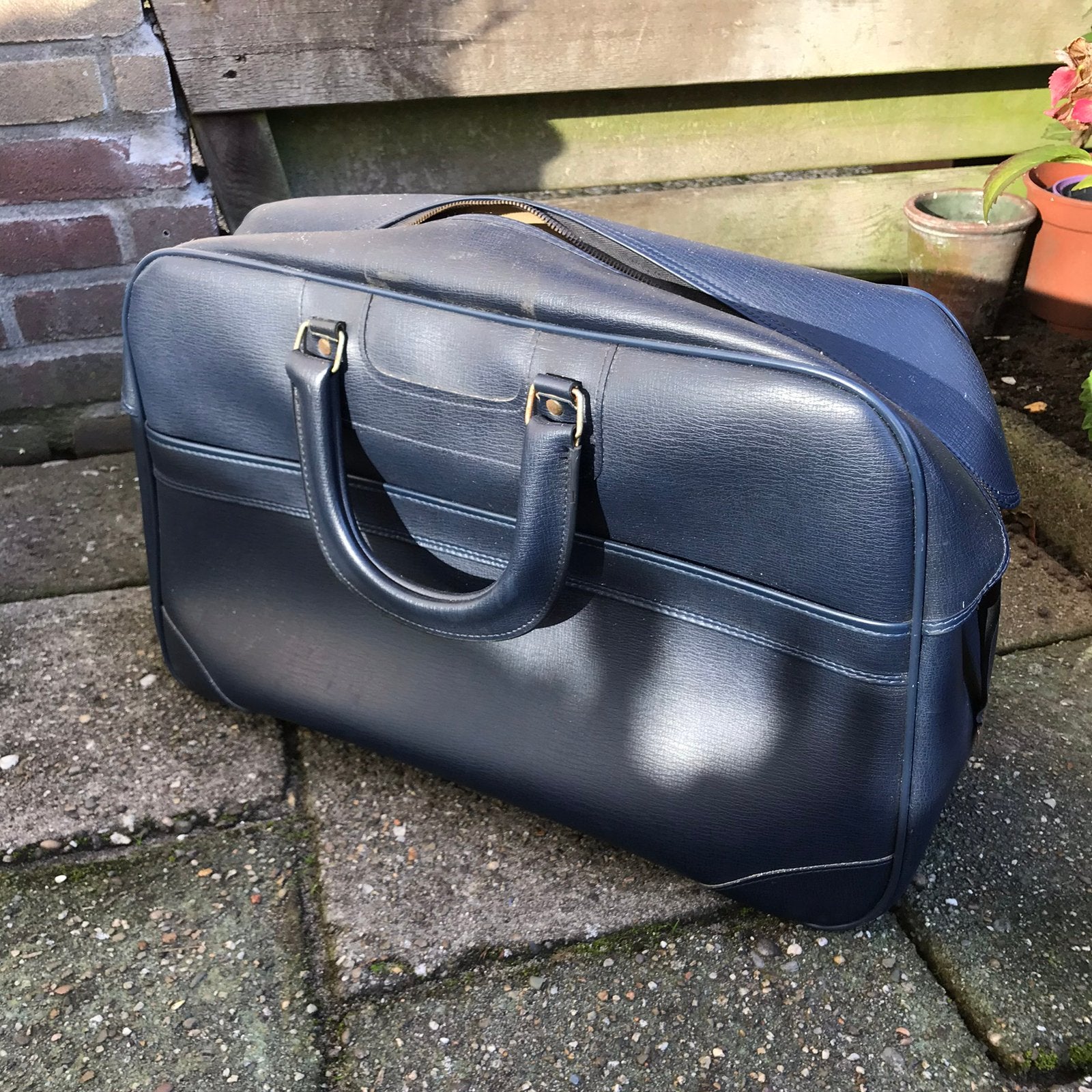 Vintage jaren 70 tas, Ophalen, Zo goed als nieuw, Zacht kunststof