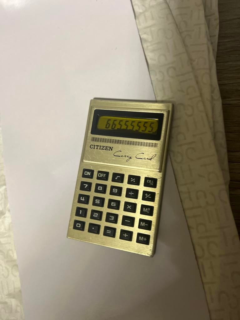 Vintage Citizen rekenmachine, Diversen, Rekenmachines, Ophalen of Verzenden, Zo goed als nieuw