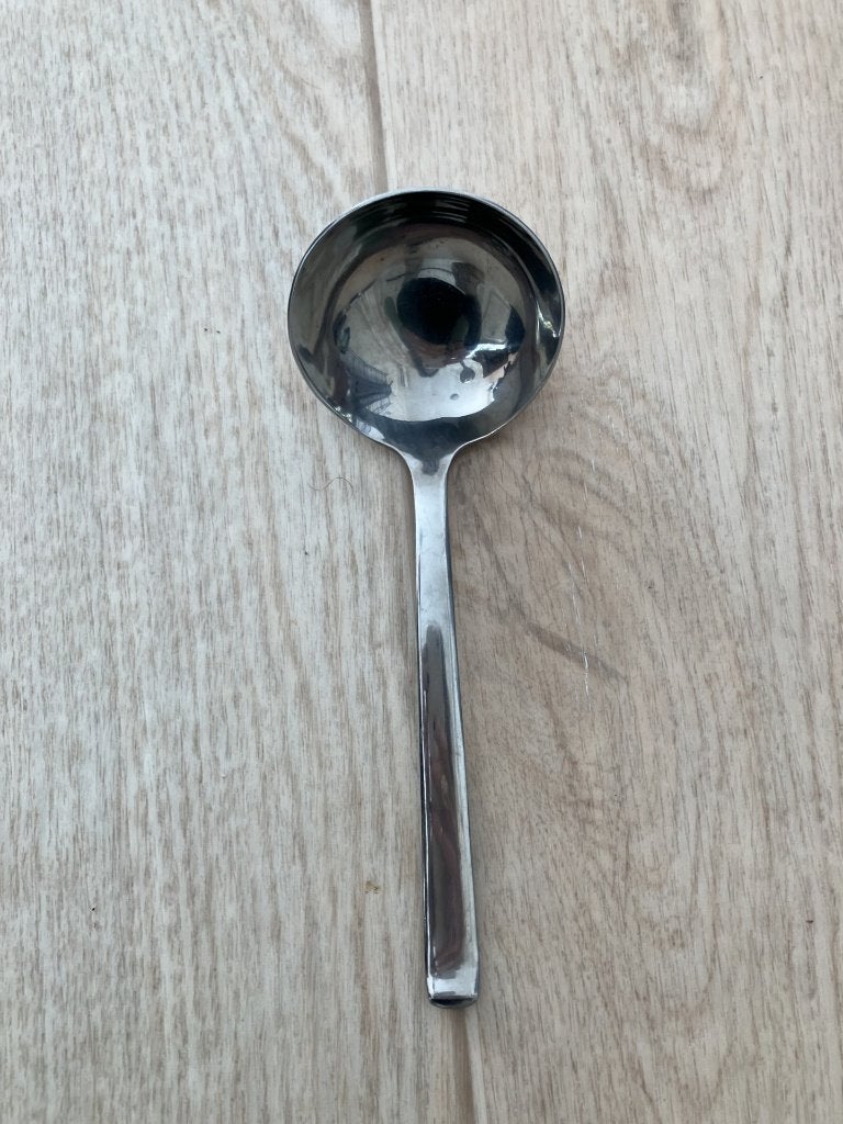 Sauslepel sola, Ophalen of Verzenden, Gebruikt, Rvs of Chroom