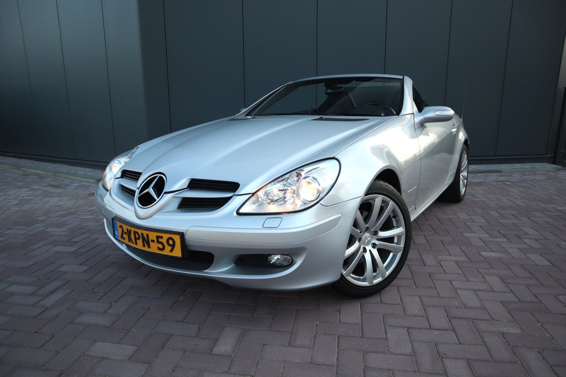 Mercedes-Benz SLK 200 K. 6 Bak Xenon Ecc. Cruise control Nie, Automatische klimaatregeling, 12 maanden, Gebruikt, Zwart