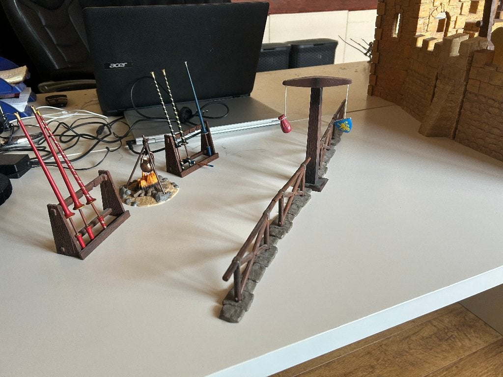 Schleich of Papo ridder toernooi accessoires, Ophalen of Verzenden, Zo goed als nieuw