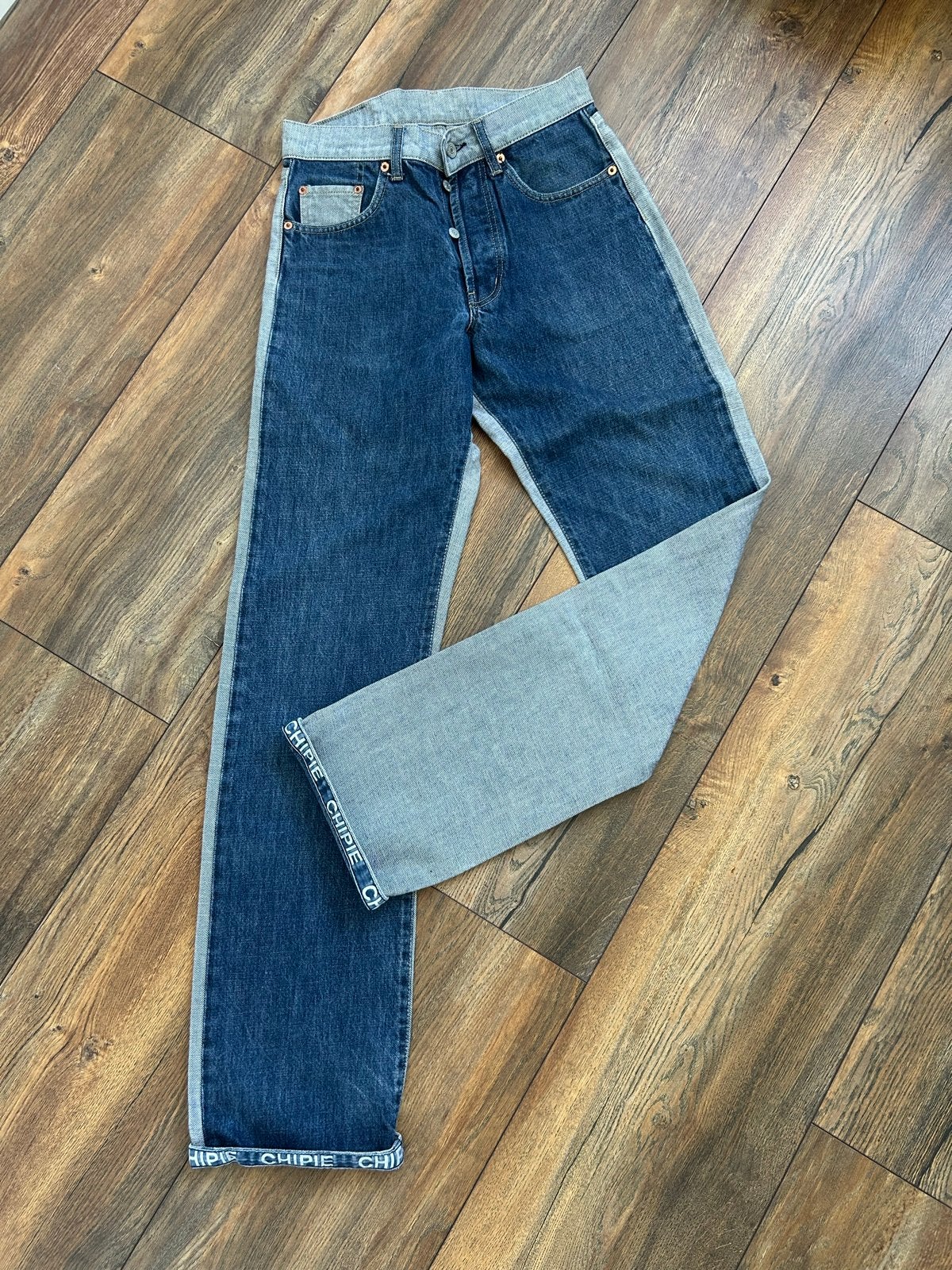 Vintage Chipie spijkerbroek W29, Ophalen of Verzenden, Gedragen, Blauw, W28 - W29 (confectie 36)