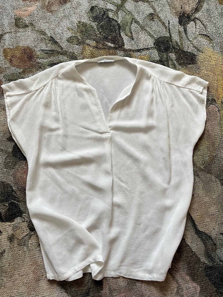 Mooie blouse By Bar, Kleding | Dames, Verzenden, Wit, Zo goed als nieuw, Maat 38/40 (M)