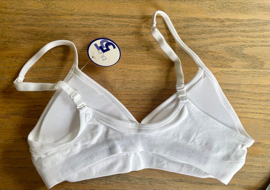 Witte naadloze bralette van Blue 55, maat S, Ophalen of Verzenden, Wit, BH