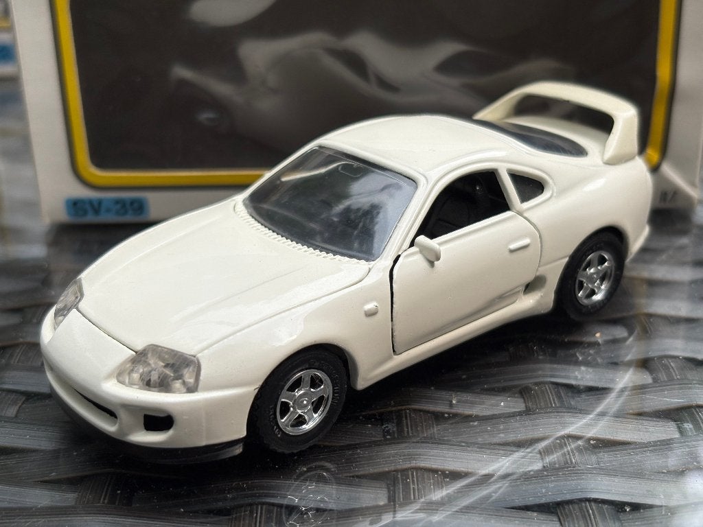 Toyota Supra 1:40 Diapet, Hobby en Vrije tijd, Ophalen of Verzenden, Zo goed als nieuw, Auto, Overige merken