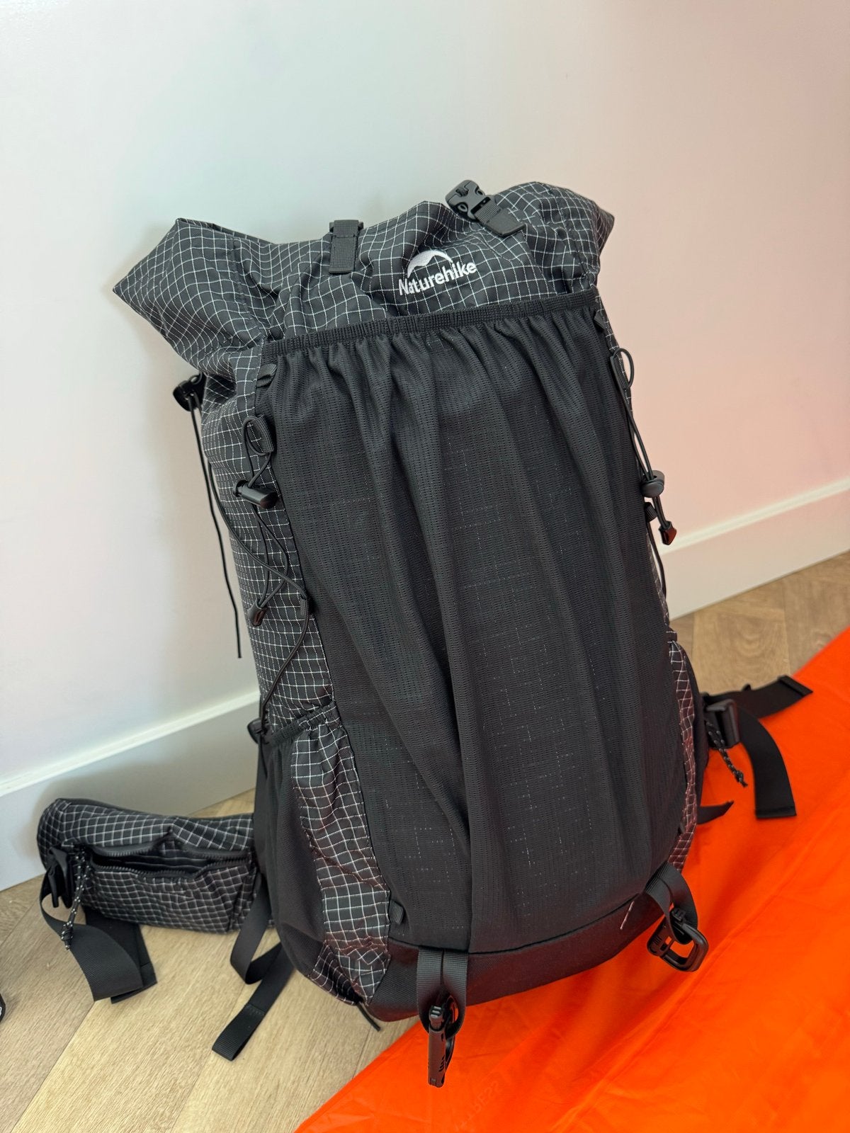 Naturehike Rock 60+5 liter Upgrade edition. Nieuwstaat., Ophalen, Zo goed als nieuw, Zwart, Overige typen