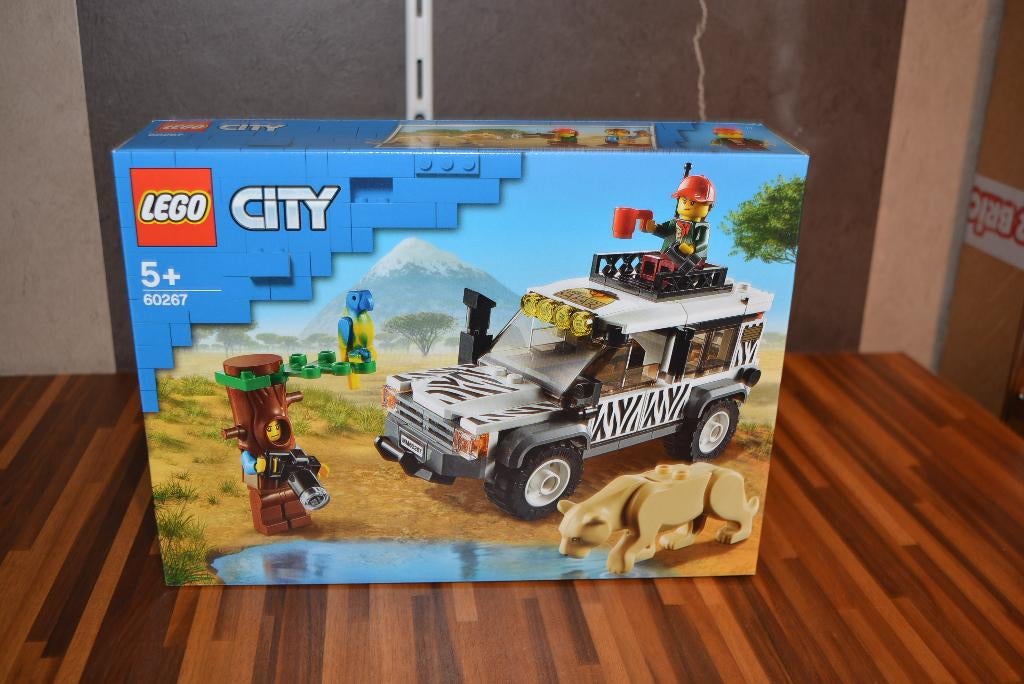 LEGO City 60267 – Safari Off-Roader Gloednieuw in doos!, City, Lego, Nieuw, Ophalen of Verzenden