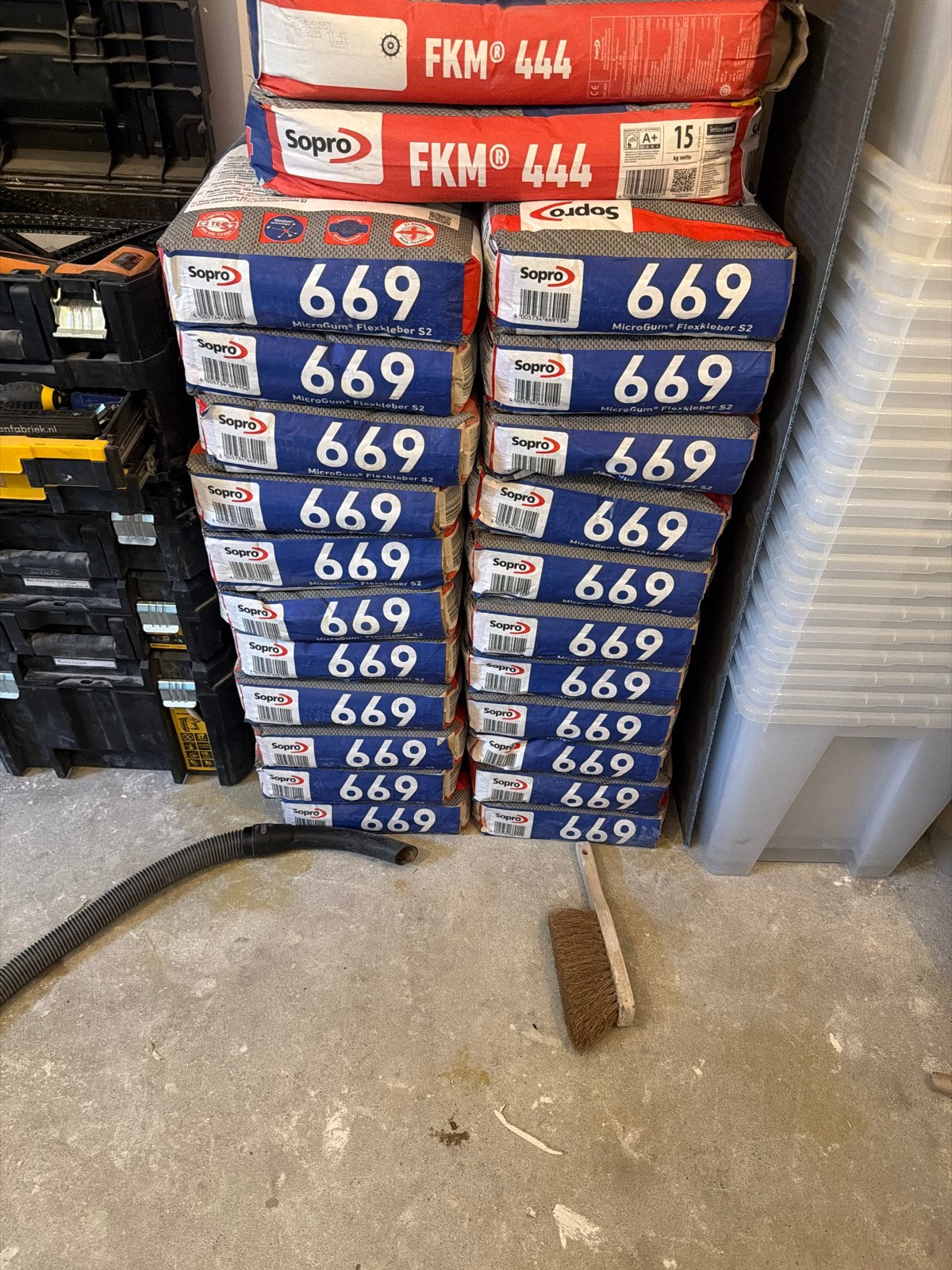 22 zakken Sopro MG669 Flexkleber S2 tegellijm, Ophalen, Nieuw
