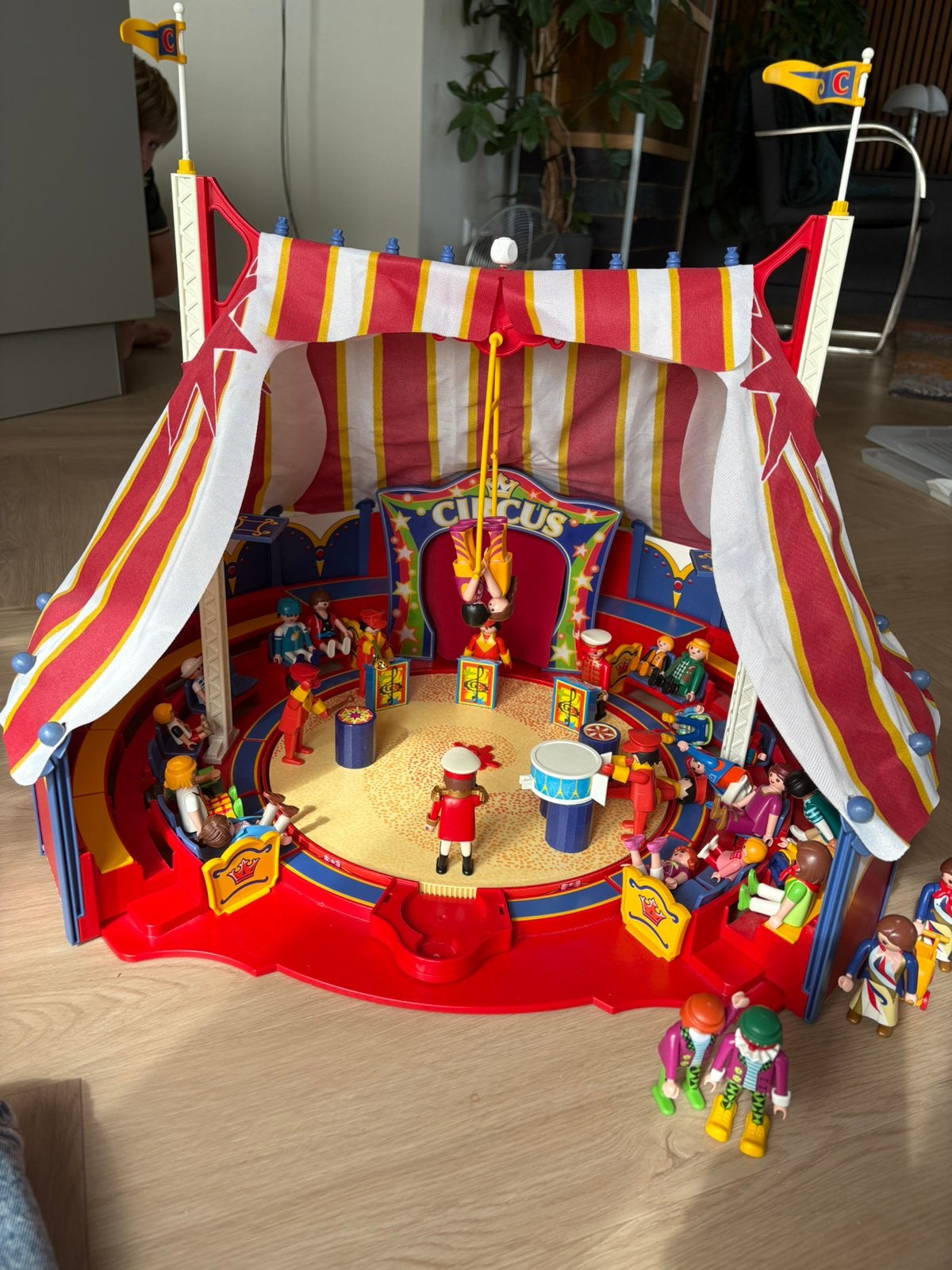 Grote Playmobil CircusSet met Tent, Dieren, wagen en Figuren, Ophalen of Verzenden, Gebruikt, Jongen of Meisje