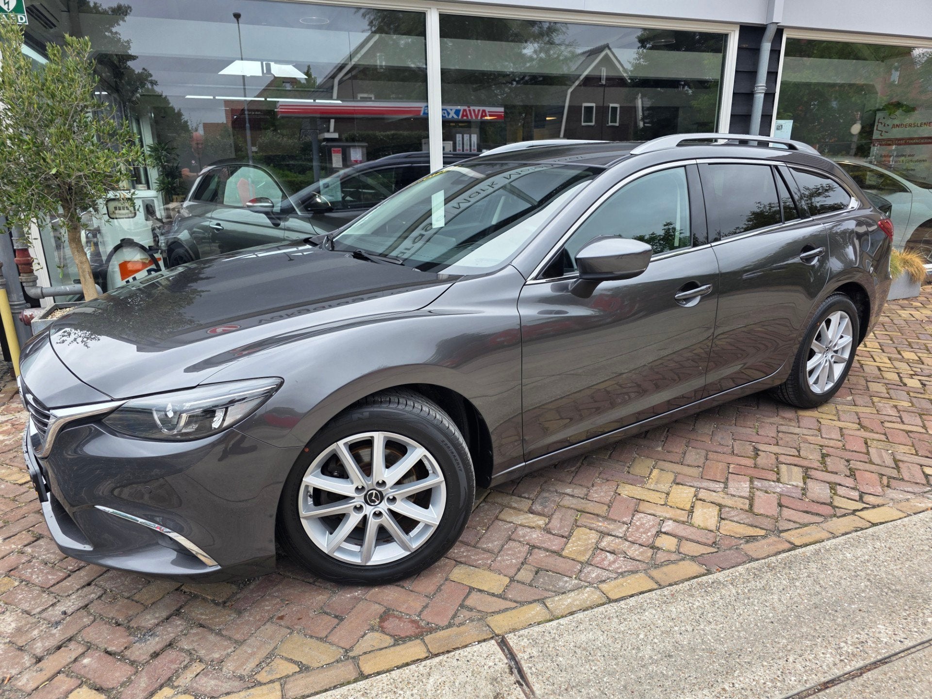 Mazda 6 Sportbreak 2.5 SkyActiv-G 192 GT-Mautomaat,trekhaak,, Auto's, Voorwielaandrijving, 1345 kg, Gebruikt, Euro 6