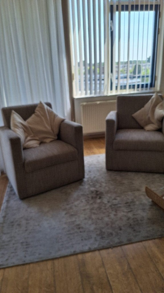 2 mooie fauteuils, Ophalen, 75 tot 100 cm, Zo goed als nieuw, Stof