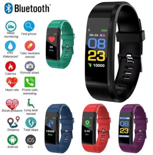 Tracker - sporthorloge Incl. verzendkosten €10,-, Verzenden, Zwart, Nieuw, Fitbit